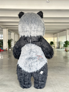 Costume de mascotte de <span class=keywords><strong>panda</strong></span> géant gonflable de 3m, vêtements de marche pour adultes, 2/2.6/3m, costumes gonflables de <span class=keywords><strong>panda</strong></span> Kunfu pour la <span class=keywords><strong>location</strong></span> d'événements - Product Image 4