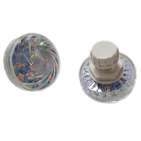 Cabochon Forain E14 3535 Automatique 60MM Préprogrammé RGB Pixel LED Point Lights pour Parc d'Attractions IP66 24V 110V 220V