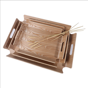 Plateau de service rectangulaire en bois massif fait <span class=keywords><strong>à</strong></span> la main plateau <span class=keywords><strong>à</strong></span> gâteau d'affichage de <span class=keywords><strong>pain</strong></span> et de nourriture écologique plateau <span class=keywords><strong>à</strong></span> <span class=keywords><strong>pain</strong></span> en bois de forme ronde - Product Image 1