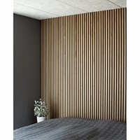 Panneaux acoustiques au design moderne Panneaux isolants à lamelles pour l'insonorisation intérieure de l'hôtel Insonorisant