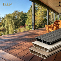 Terrasse en aluminium durable, résistante aux intempéries, à faible entretien, effet bois, pour jardin, balcon, cour arrière
