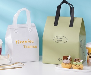 Recyclable Disposable Non-woven Insulated Cooler Bag for Milk Tea Coffee Catering & Food Storage-Portable Insulation Bag - Product Image 4