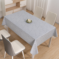 Nappe en tissu RNPT Platinum Luxury White à petit imprimé floral, rouleau de nappe en plastique, facile à nettoyer