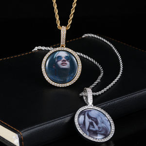 Kalung Liontin Sublimasi Kosong Kustom Hip Hop, Liontin Foto Kustom Swakriya - Product Image 2