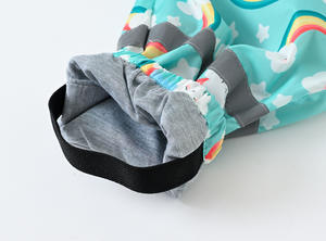 Pantalones impermeables de dibujos animados para niños y niñas, peto, tirantes, chubasquero - Product Image 5