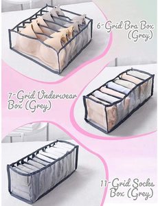 Set of 3 <strong>Underwear</strong> Drawer <strong>Organizer</strong> for Women Foldable <strong>Underwear</strong> Storage Box <strong>Organizer</strong> Closet <strong>Underwear</strong> <strong>Organizer</strong> - Product Image 5