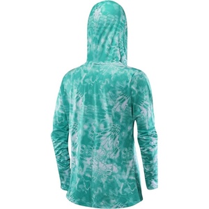 Custom UPF 50+ Rash Protection Men's Quick Dry Breathable Fishing Hoodie Fishing Shirts Fishing Clothing - Product Image 2