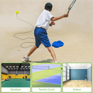 Ensemble de base d'entraînement de <span class=keywords><strong>tennis</strong></span> robuste à prix abordable avec corde élastique et rebondisseur pour la pratique des débutants - Product Image 3