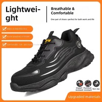 Chaussures de sécurité anti-choc et anti-perforation, respirantes, à embout composite sans métal, baskets de travail