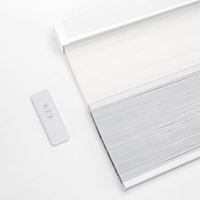 Persianas Celulares Térmicas de Doble Capa Motorizadas con Carga USB, Control Remoto para Ventanas Interiores de Hogar y Oficina