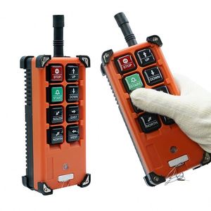 Polipasto de cable eléctrico antivuelco fiable de control remoto industrial RF para grúa, sistema de control remoto para grúa, sistema de control remoto - Product Image 5