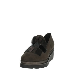 Mocassini Casual da donna MM854827 appartamenti mocassino marrone con soletta in vera pelle a punta chiusa morbida e traspirante leggera - Product Image 6