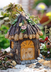 Handmade Resin <strong>Fairy</strong> <strong>Garden</strong> Decoration Set Miniature Floral Fairyland Figurines <strong>Kit</strong> - Product Image 5