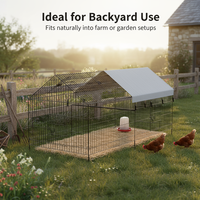Modèle 2025, enclos extérieur de grande taille pour poulets, poulailler pliable, cages pour animaux de compagnie, enclos pour volailles, petits animaux, lapins
