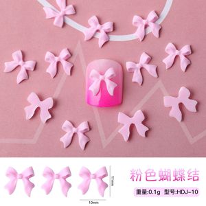 3D Resin <b>Bow</b> Nail Charms Kawaii Black Pink <b>Red</b> White Butterfly Ornaments for Wearable Nail Art - Product Image 6