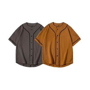 Camiseta Deportiva Casual de Béisbol de Algodón para Hombre, Talla Grande, con Diseño de Logotipo Personalizado - Product Image 1