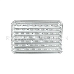 ถาดฟอยล์อลูมิเนียม HONGXUAN ขนาด 34x23.5x2.5 ซม. สำหรับย่างปิ้งย่างปิกนิกอบขนม แบบใช้แล้วทิ้ง รูปทรงสี่เหลี่ยมผืนผ้า - Product Image 1