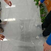 Sacs en plastique transparents de qualité alimentaire de grande taille à fond carré de 100 microns, personnalisés en gros, estampage à chaud, résistants à l'humidité pour carton