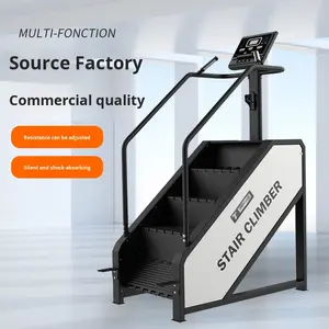 有酸素運動トレーニングジム機器 登山トレーニング プレミアムジムステアクライマーマシン - Product Image 4