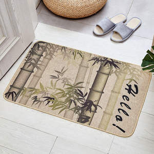 Tapis <span class=keywords><strong>de</strong></span> bain moderne en lin antidérapant à fond en caoutchouc résistant aux taches tapis <span class=keywords><strong>de</strong></span> <span class=keywords><strong>pied</strong></span> <span class=keywords><strong>de</strong></span> porte <span class=keywords><strong>de</strong></span> cuisine pour usage domestique pour sol <span class=keywords><strong>de</strong></span> lavabo <span class=keywords><strong>de</strong></span> salle <span class=keywords><strong>de</strong></span> bain - Product Image 4