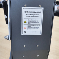 Topjlh Équipement de presse à transfert thermique en gros pour protège-tibias 1200W 16,5kg Prix usine directement du fabricant