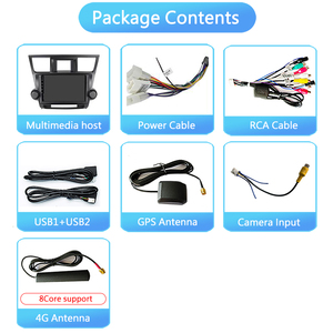 Système de navigation GPS Android Auto 9 pouces Carplay pour Toyota Highlander 2009-2012 Lecteur multimédia radio pour voiture - Product Image 3