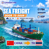 Expédition maritime fiable de la Chine vers la Thaïlande, DDP porte-à-porte, LCL, FCL, Amazon FBA, logistique générale, transitaire de fret