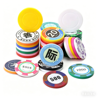 Prix d'usine Divertissement bon marché en plastique Jeton de jeu professionnel de qualité supérieure personnalisé Jetons de poker en vente