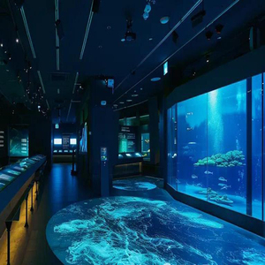 Huashuaite แผ่นอะคริลิกหล่อหนา200มม. สำหรับพิพิธภัณฑ์สัตว์น้ำและพิพิธภัณฑ์สัตว์น้ำ - Product Image 3