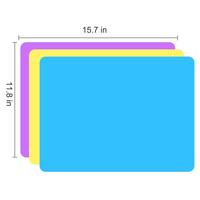 Tapis de Peinture Classique Personnalisé en Silicone pour Enfants - Grand Tapis d'Artisanat et d'Art Sans BPA, Écologique et Durable