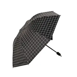 Paradise Umbrella Foldable Lattice Shape Custom Folding Promotional Umbrellas For Gift