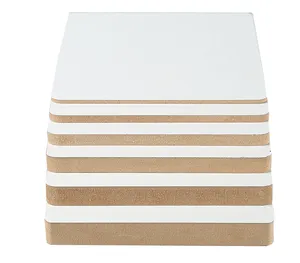 Excellent supplier 4x8 mdf sheet white melamine faced 2mm 3mm 4mm wood board