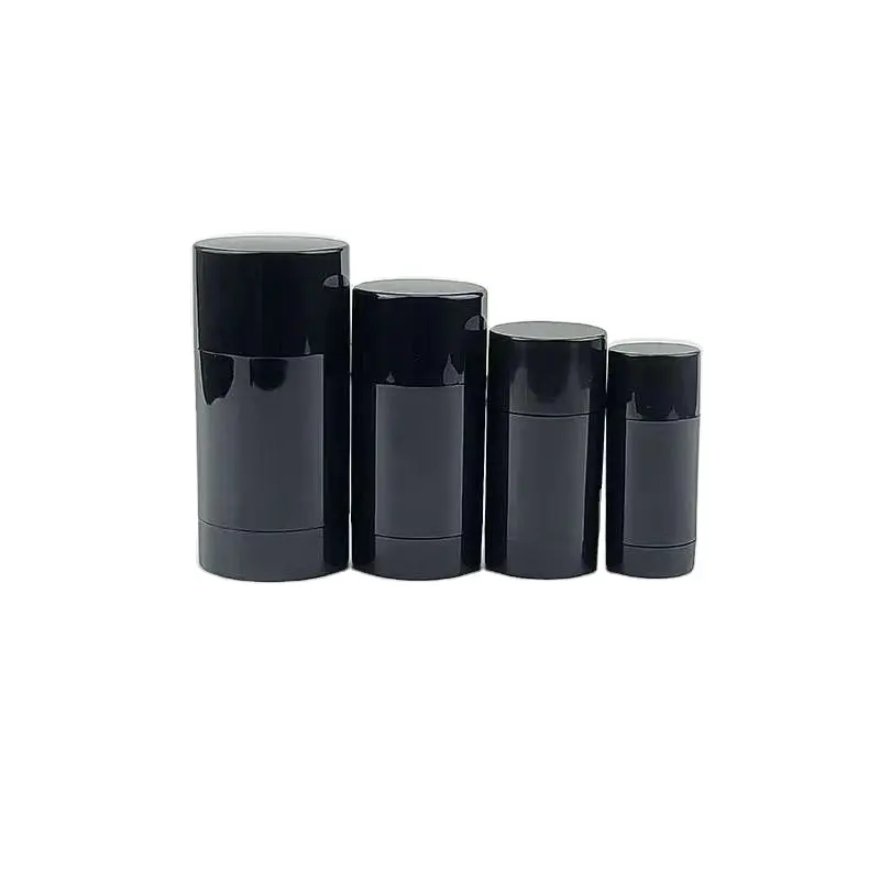 15g 20g 30g 50g 75g plastic stick container round shape twist up deodorant bottle ABS material