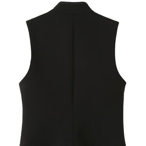 <span class=keywords><strong>Chaleco</strong></span> sin mangas con cuello mandarín y detalle de botón con nudo para <span class=keywords><strong>mujer</strong></span>, primavera 2026, OEM/ODM de fábrica de ropa china - Product Image 2