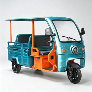 Eavy uuty leclectric ickickshaw 60V EAD CID atteratterriple Rake yystem leclectric ricricycle para assenger y Argo ransport - Product Image 3