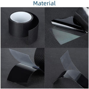7CM * 30CM Auto voiture SUV 5D fibre de carbone peinture pare-chocs rétroviseur <span class=keywords><strong>porte</strong></span> <span class=keywords><strong>seuil</strong></span> <span class=keywords><strong>seuil</strong></span> garde capot autocollant bande de protection bande - Product Image 4