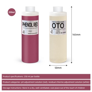 Reactivos Profesionales para Pruebas <span class=keywords><strong>de</strong></span> Calidad del Agua <span class=keywords><strong>de</strong></span> Piscinas, 250 ml, Rojo Fenol y OTO, Solución <span class=keywords><strong>de</strong></span> Reactivos Indicadores <span class=keywords><strong>de</strong></span> pH y Cloro para Piscinas y Spas - Product Image 6