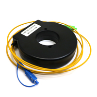 Cable de lanzamiento OTDR monomodo en stock con estándar SC/APC-SC/UPC, jumper de fibra monomodo de 2.0mm y 3.0mm para cables de comunicación