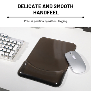 Tùy chỉnh Silicone chuột Pad gối hình PC tinh thể trong suốt Gel cổ tay Thiết kế bàn phím cổ tay phần còn lại chuột Pad cho văn phòng - Product Image 5