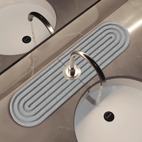 Tapis de séchage en pierre de lave de Deacomateous pour évier de cuisine, protection anti-éclaboussures, vente chaude en usine