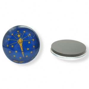 Cadeaux promotionnels Aimants de réfrigérateur en verre cristal décoratifs personnalisés d'Australie 30 mm - Product Image 6