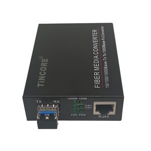 TiNCAM 1 * SFP + 1GE <span class=keywords><strong>RJ45</strong></span> Media Converter Smart Switch Media Converter Émetteurs-récepteurs à fibre optique Émetteurs-récepteurs SFP pour caméra IP - Product Image 2