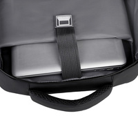 Tas Ransel Laptop Bisnis 15.6 Inch Grosir dengan Port Pengisian Daya USB, Kompartemen Laptop Tahan Air untuk Perjalanan Kantor
