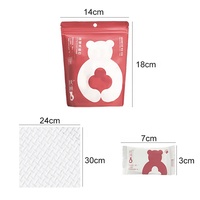 Serviette compressée magique jetable en coton épais rectangulaire portable, personnalisable avec logo, pour voyage et bain