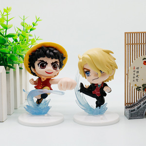 ฟิกเกอร์การ์ตูนอนิเมะวันพีซ ลูฟี่ โซโล แบบ 3 มิติ วัสดุ PVC ของตกแต่งโต๊ะ ของเล่นเด็ก ขายส่ง - Product Image 2