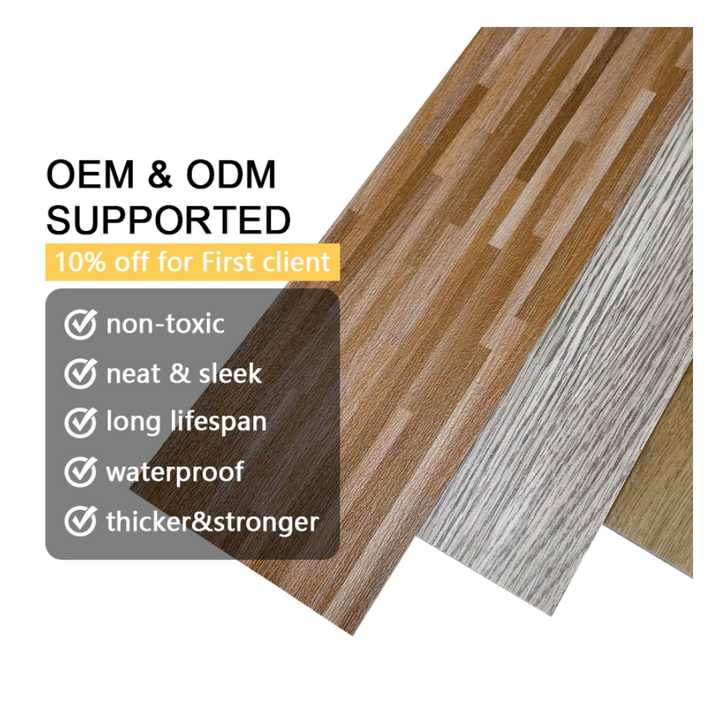 High-Quality Multi-Dimension Fireproof Self Adhesive Tiles Wood Grain ...