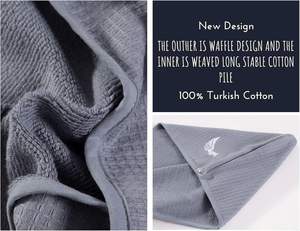 <span class=keywords><strong>Serviette</strong></span> turque en coton 100% SELARUS, séchage rapide, anti-frisottis, en nid d'abeille, <span class=keywords><strong>pour</strong></span> femmes, turban non en microfibre, 1 paquet, 10x26 pouces - Product Image 5