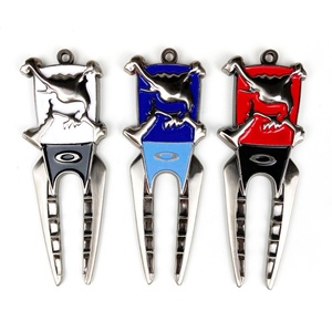 Marcadores de bola de golf económicos con forma de moneda, plegables, de metal, con nivel, en blanco para grabar, herramientas de acero inoxidable, grabado láser. - Product Image 4