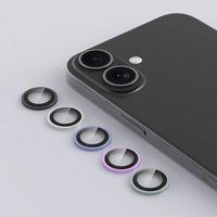 Devia HD Film de protection anti-espion en verre trempé anti-déflagrant pour iPhone 16 Pro Compatible avec l'appareil photo