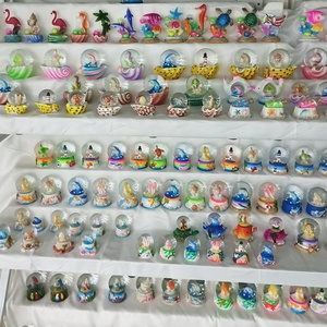 Recuerdos Turísticos de Chipre, <span class=keywords><strong>Tenerife</strong></span> y Jamaica al por Mayor, Globo de Agua con Flamencos, Animales Marinos, Regalo Temático de Playa, Mini Globo de Nieve de Cristal - Product Image 6